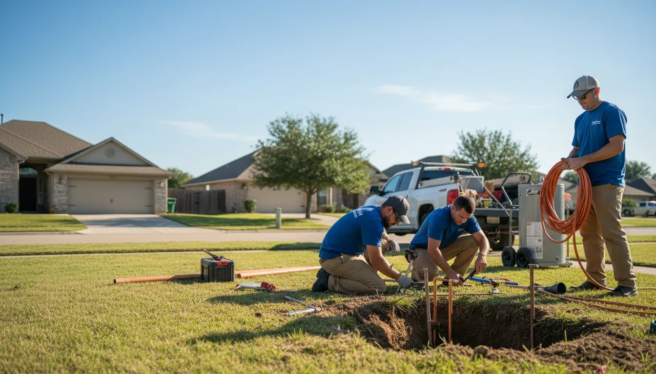 Plumber in Hext, TX near me